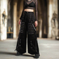 Gothic Men Black Goth Monster Studs Goth Punk Rock Pants