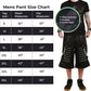 Gothic Men's Black Goth Monster Studs Gothic Punk Rock Shorts