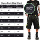 Gothic Bondage Biohazard Lime Skull Shorts Black Lime Alternative Punk Rock Emo Shorts