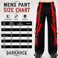 Black/Red Jeans Extreme Bondage Rocker Cyber Goth Steampunk Pant Usa