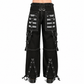 Gothic Extreme Bondage Skater Gothic Punk Rocker Cyber Goth Steampunk Biker Pant