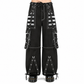 Gothic Extreme Bondage Skater Gothic Punk Rocker Cyber Goth Steampunk Biker Pant