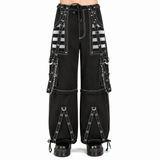 Gothic Extreme Bondage Skater Gothic Punk Rocker Cyber Goth Steampunk Biker Pant