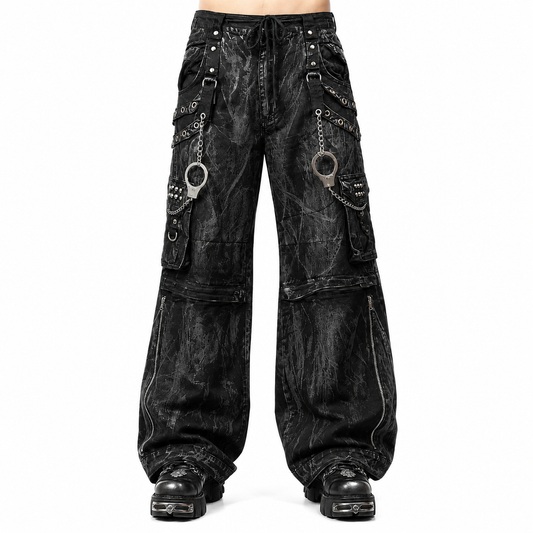 Gothic Jeans Apocalyptic Punk Emo Pants USA Mechanic Acid Goth Cyber Pants