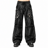 Gothic Jeans Apocalyptic Punk Emo Pants USA Mechanic Acid Goth Cyber Pants