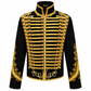 Men’s Adam Luxe Military Drummer Jacket – Black Parade Hussar Style