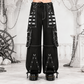 Gothic Extreme Bondage Skater Gothic Punk Rocker Cyber Goth Steampunk Biker Pant