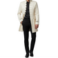 Renaissance Mens Velvet Goth Steampunk Victorian Frock Coat Cream