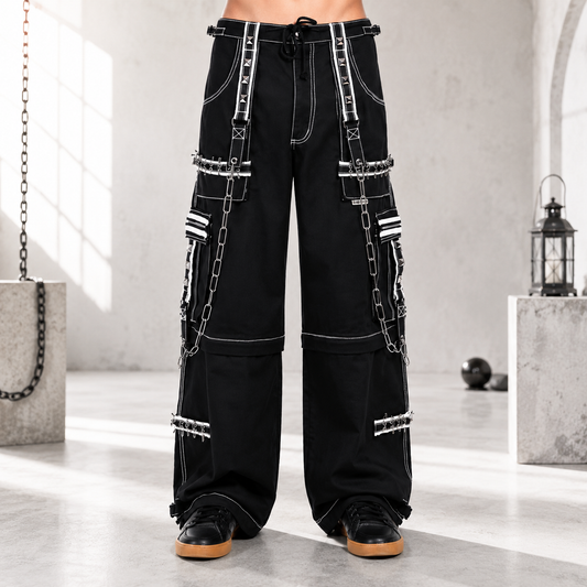 Gothic Jeans Apocalyptic Punke Mo Pants/USA Crazy Piper Goth Cyber Pants