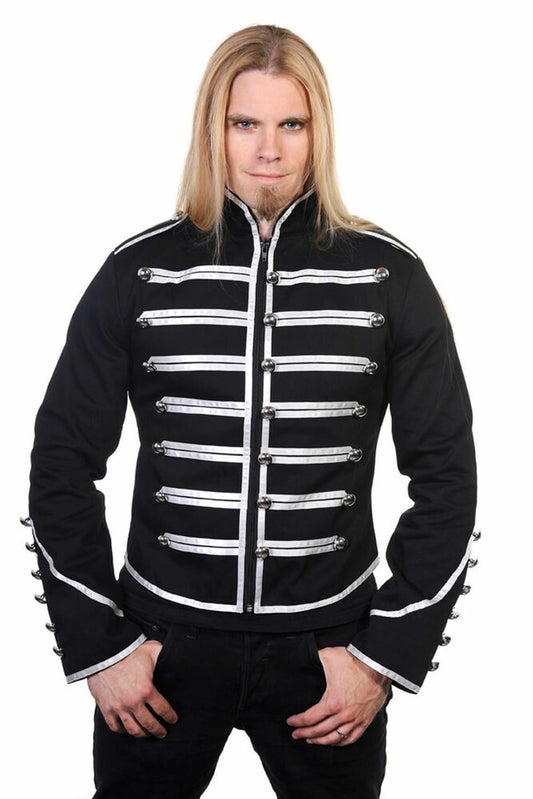 Military Drummer Jacket Black Parade Jacket Goth Punk Adam Ant Vtg Style