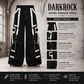 Gothic Men Handmade Bondage Gothic Cyber Pant Chain Techno Rock Punk Shorts Trouser Pants USA