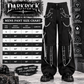 Gothic Men's Peep Dark Street Pant White