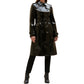 Prime Quality Black PVC Vinyl Women's Trench Coat