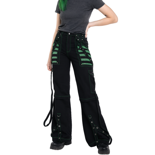 Women's Handmade Extreme Bondage Skater Gothic Punk Rocker Cyber Goth Steampunk Biker  Pant/USA
