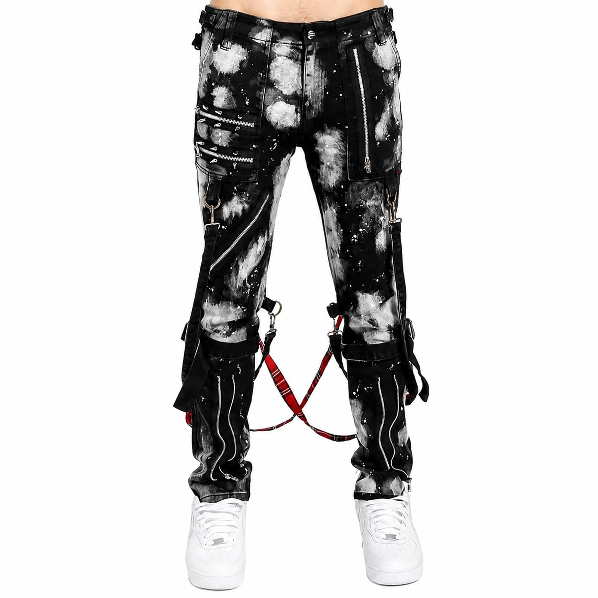 Prime Quality Handmade Men Gothic Bondage Day Walker Pant Alternative Punk Rock Bleach Emo Pants USA