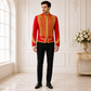 Men’s Adam Luxe Military Drummer Jacket – Red Parade Hussar Style