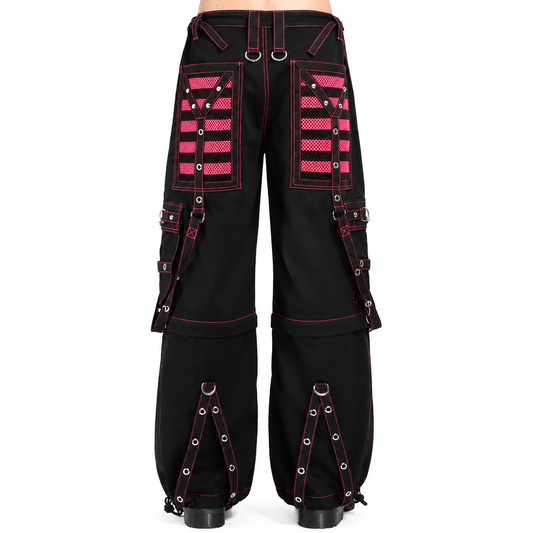 Gothic Extreme Bondage Skater Gothic Punk Rocker Cyber Goth Steampunk Biker Pant