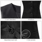 Women's V-Neck Suit Vest 4 Button Formal Office Work Business Sleeveless Vests For Women Waistcoat