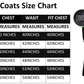 GOTHIC MEN'S HANDMADE CHAIN EYELET COAT