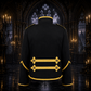 Military Drummer Jacket Black Parade Jacket Goth Punk Adam Ant Vtg Style Black &amp;Amp Gold Jacket