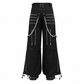 Gothic Men Black Goth Monster Studs Goth Punk Rock Pants