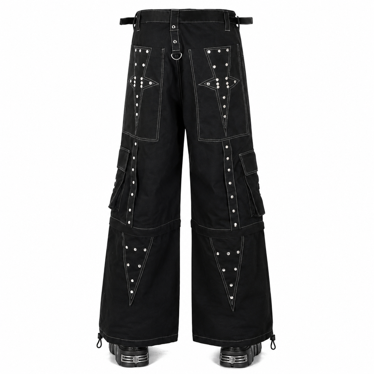Gothic Men Gothic Cool Cyber Bondage Baggy Pants