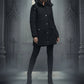 Gothic Ladies Parka Winter Jacket black