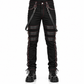 Gothic Men's Steampunk Pants Black Gothic Vintage Cotton Gens Trouser Pant