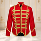 Military Drummer Jacket Black Parade Jacket Goth Punk Adam Ant VTG Style Red Gold Jacket