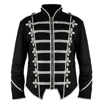 Military Drummer Jacket Black Parade Jacket Goth Punk Adam Ant VTG Style