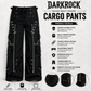 Gothic Dark Cuff Pants Black