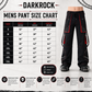 Gothic Men's Black Stylish Pant Trouser Slim fit Straight Black Red Color Pants USA