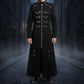 GOTHIC MEN'S HANDMADE CHAIN EYELET COAT