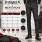 Gothic Men's Pants Trousers Black Brocade Maroon Velvet Steampunk VTG Vampire