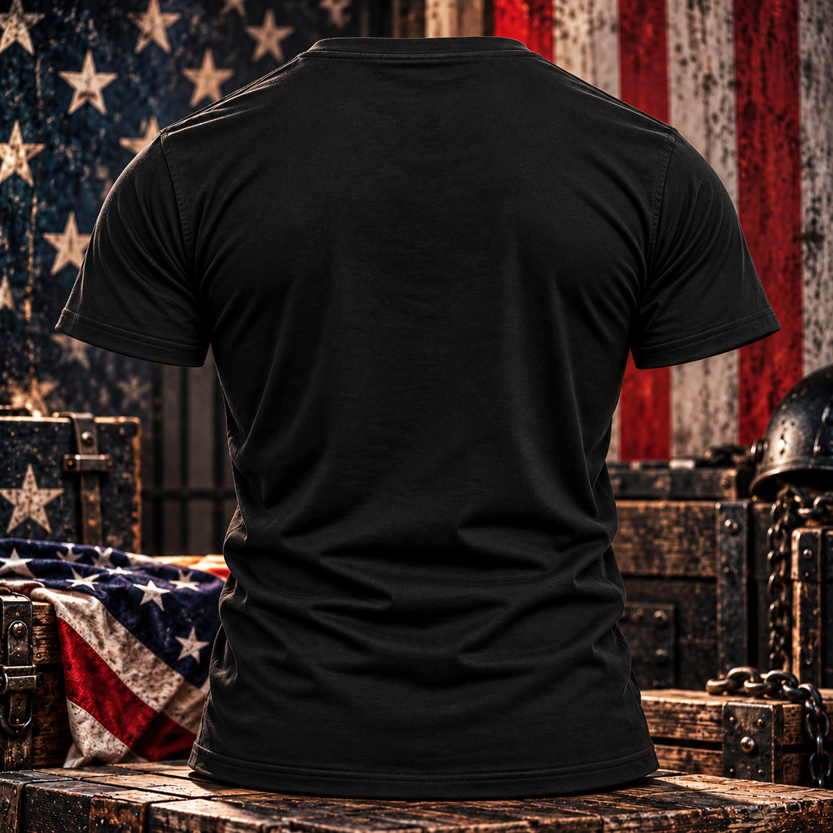 Men’s American Flag T-Shirt Patriotic USA Graphic Tee