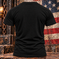 USA Military American Skull Flag Patriotic Men’s T-Shirt