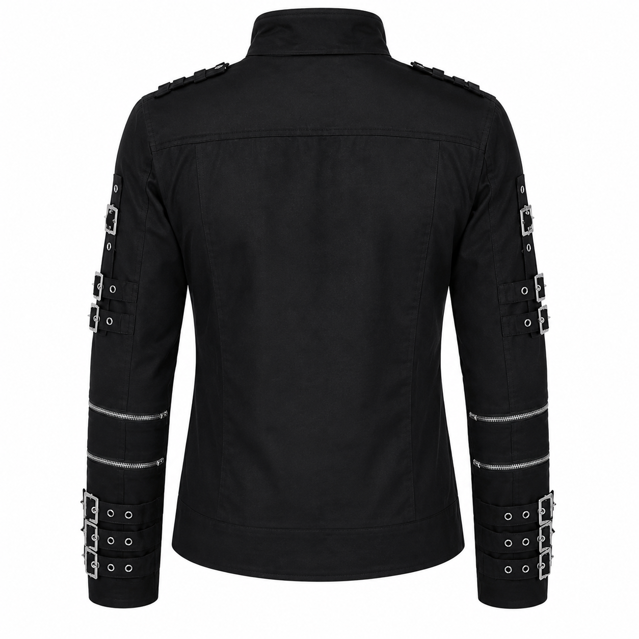 Men’s Vintage Biker Black Cotton Jacket