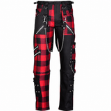 Men Gothic Split Leg Bondage Pant Rock Hard Trouser Heavy Weight Emo/ Pants/USA