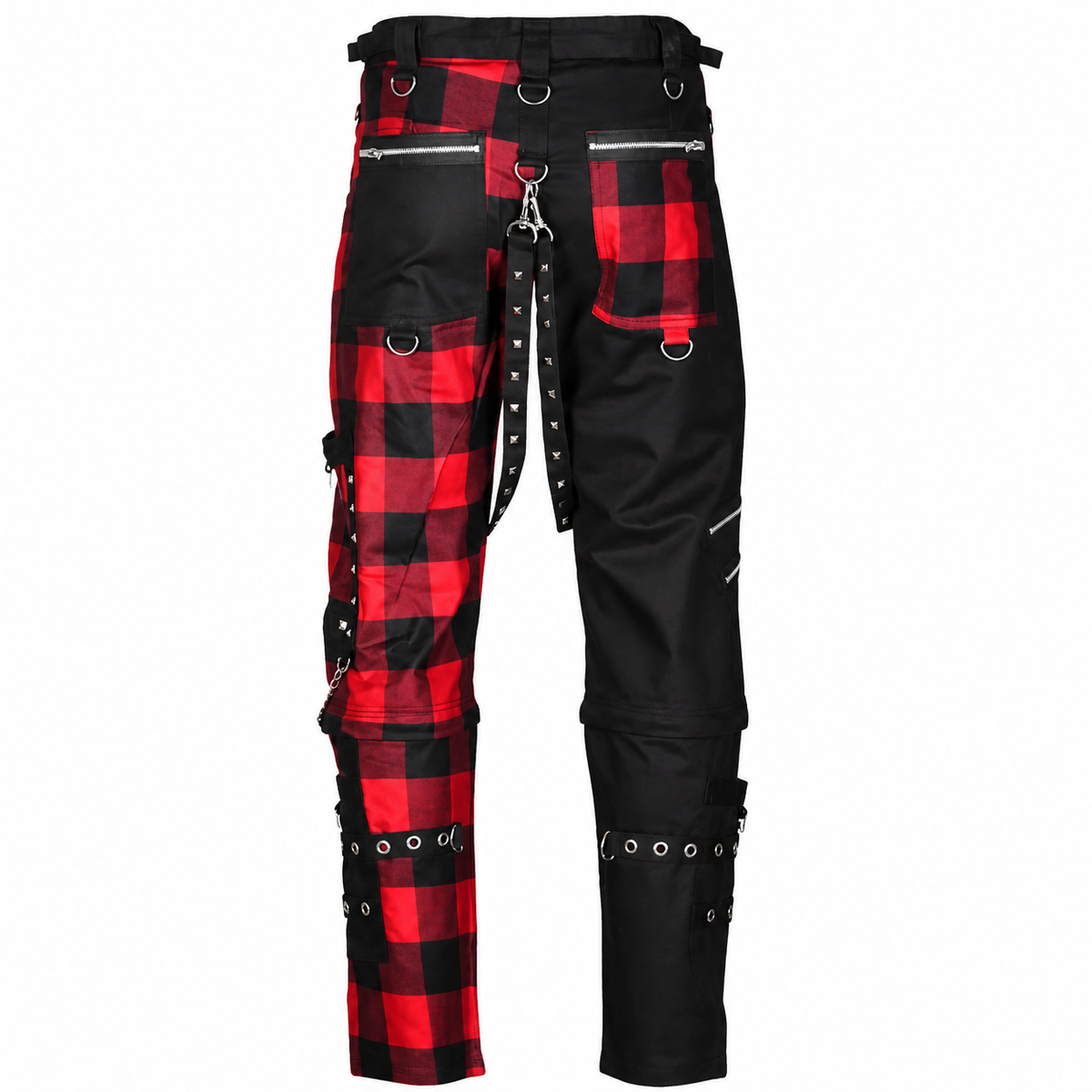 Men Gothic Split Leg Bondage Pant Rock Hard Trouser Heavy Weight Emo/ Pants/USA