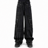 Gothic Bondage Rocker Men Pant Alternative Punk Rock Emo Trouser Pant Shorts/USA