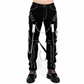 Men's Gothic Bondage Black Pant Rock Hard Trouser Heavy Weight Emo/Pants