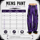 Gothic Bondage Handmade Men Pant Alternative Punk Rock Transformer Trouser Purple Baggy