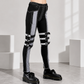 Prime Quality Gothic Bondage Reflective Men Pant Alternative Punk Rock Emo Trouser Pant Emo