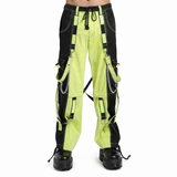 Prime Quality Men Extreme Bondage Limelight Lime Green Skater Gothic Punk Rocker Cyber Goth Steampunk Biker Pant