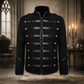 Men's Military Drummer Black Parade Jacket Black Gothic Band Uniform Coat Steampunk Punk