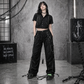Gothic Bondage Men Pant Alternative Punk Attitude Cyber Rock Emo Trouser Pant Shorts USA