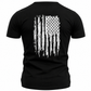 Men’s American Flag T-Shirt Vintage Patriotic Graphic Tee Black