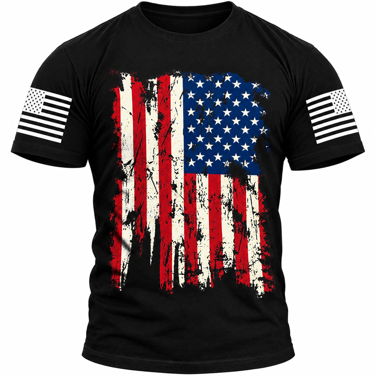 Men’s American Flag T-Shirt Patriotic USA Graphic Tee