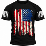Men’s American Flag T-Shirt Patriotic USA Graphic Tee