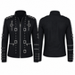 Men’s Vintage Biker Black Cotton Jacket